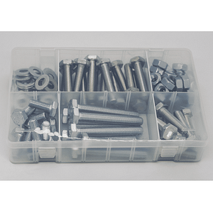 Clear Medium Plastic Organiser. Comes with x14 Dividers, 16 storage slots available.