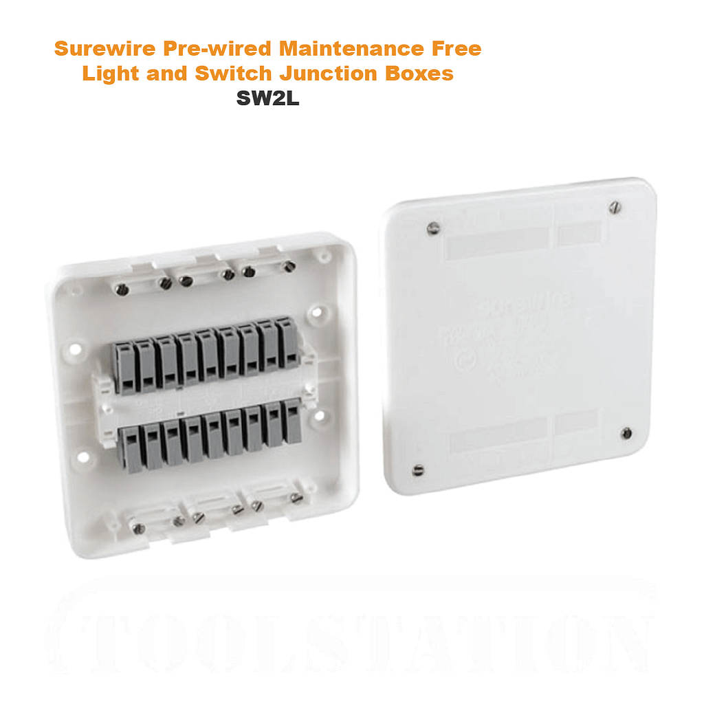 Surewire Pre-wired Maintenance Free Light and Switch Junction Boxes SW4L & SW2L | TG Engineering Plastics Limited