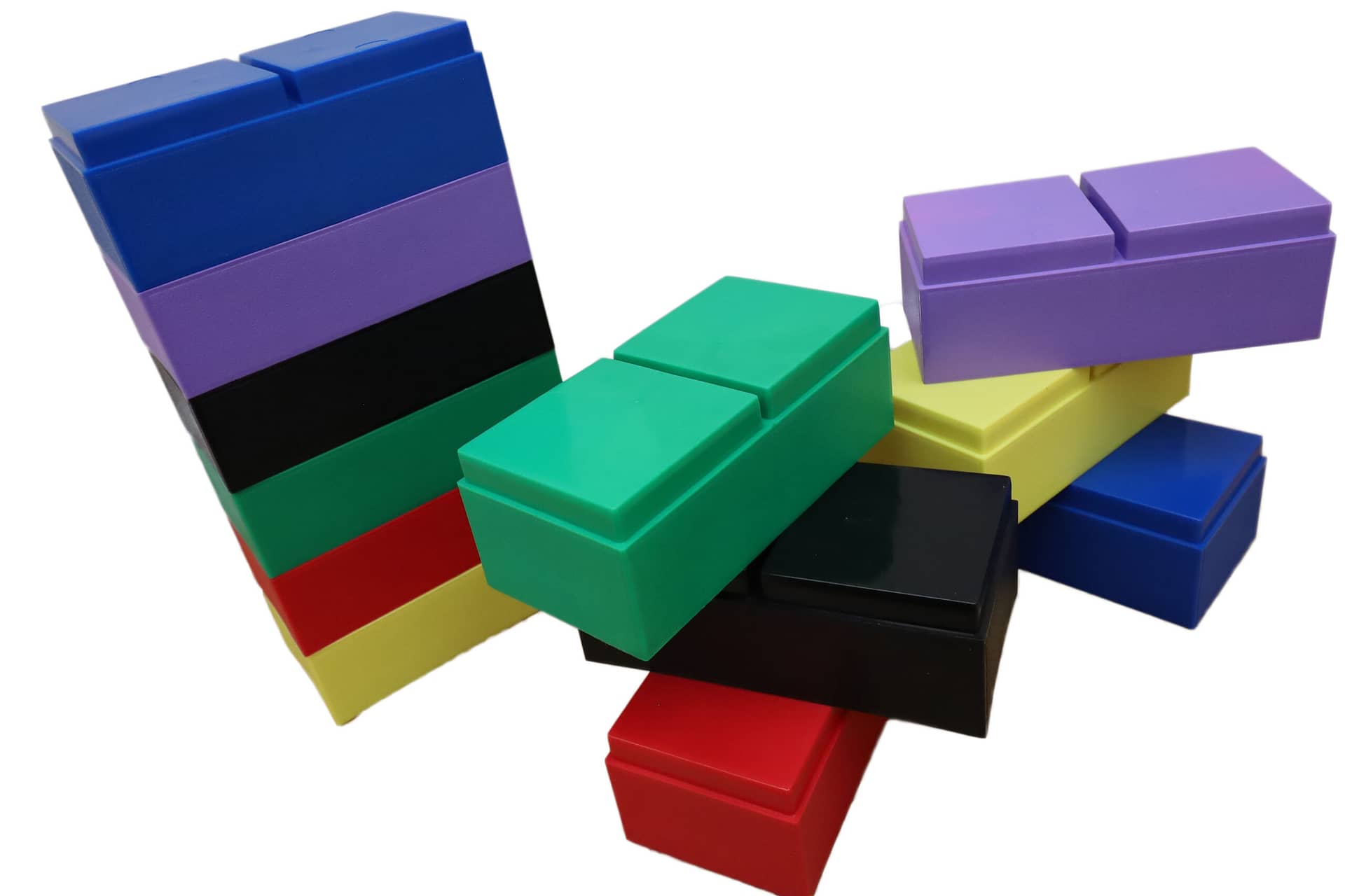 Kids DIY Plastic Creative Game Bricks Building Blocks Educational Toys X-mas 