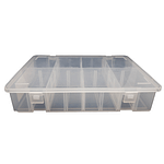 Medium Divider Box (1 & 10 Pack) 210mm L, 135mm W, 44mm H | TG Engineering Plastics Limited | Storage Boxes