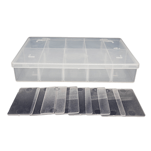 Small Divider Box (1 & 10 Pack) 165mm L x 100mm W x 30mm H | TG Engineering Plastics Limited | Storage Boxes